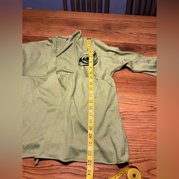 Garnet Hill Open Front Cardigan Sweater Half/Quarter Length Sleeves Size XL - Picture 9 of 9